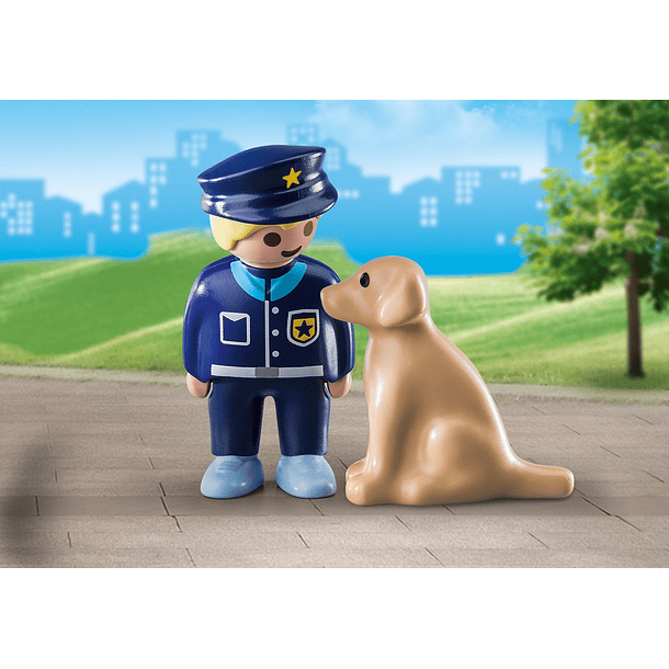 Polícia com Cão 1.2.3 2