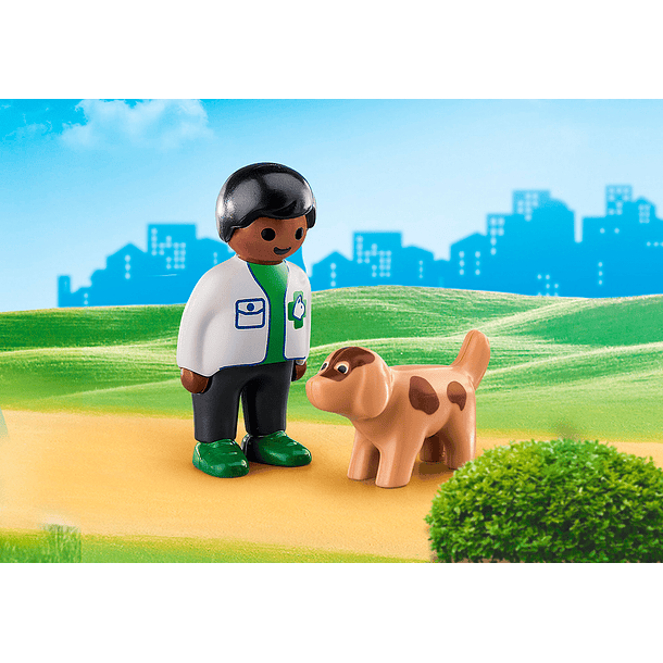 Veterinário com Cão 1.2.3 2