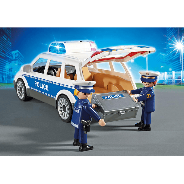 Carro da Polícia com Luzes e Som 4