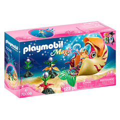 Sereia com Gôndola de Caracol