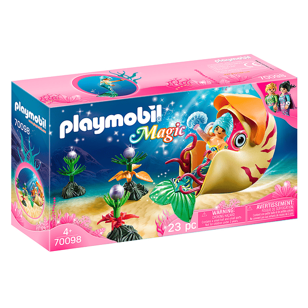 Sereia com Gôndola de Caracol 1