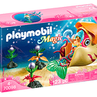 Sereia com Gôndola de Caracol 1