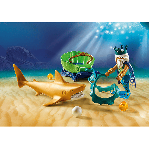 Rei do Mar com Carruagem de Tubarão 3