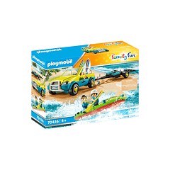 Carro de Praia com Canoa