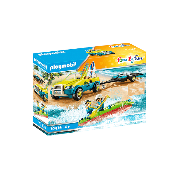 Carro de Praia com Canoa 1