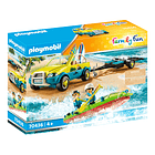 Carro de Praia com Canoa 1