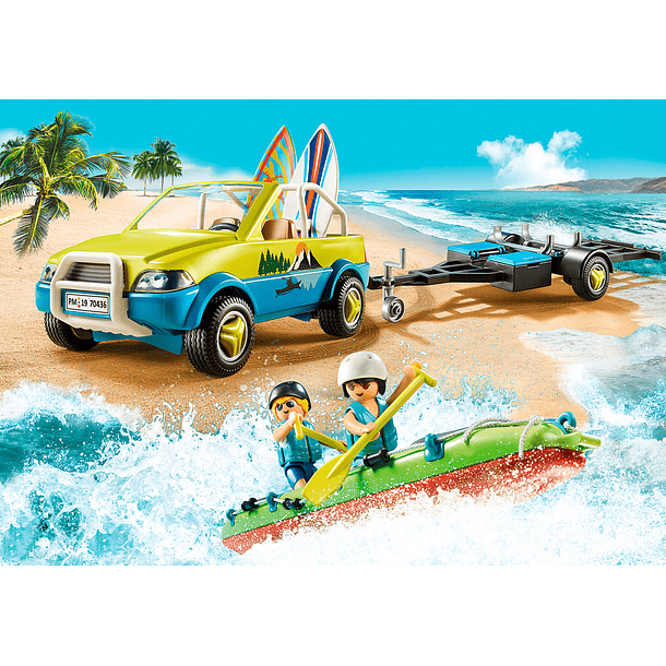 Carro de Praia com Canoa 3