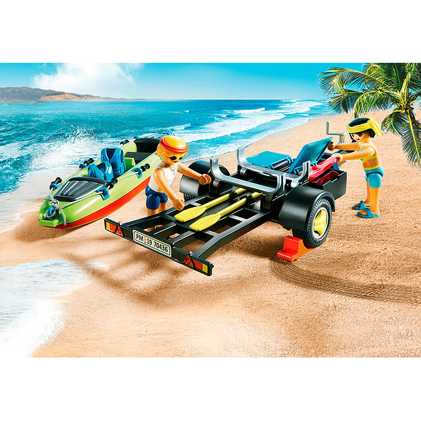 Carro de Praia com Canoa 5
