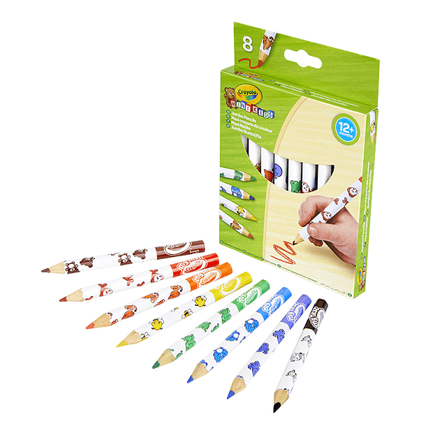 Crayola - 8 Lápis de Cor Maxi 