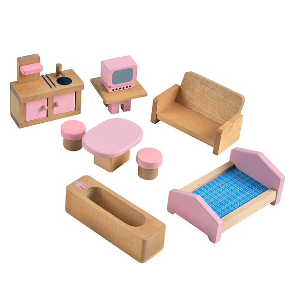 Play & Learn - Casa de Bonecas em Madeira 4