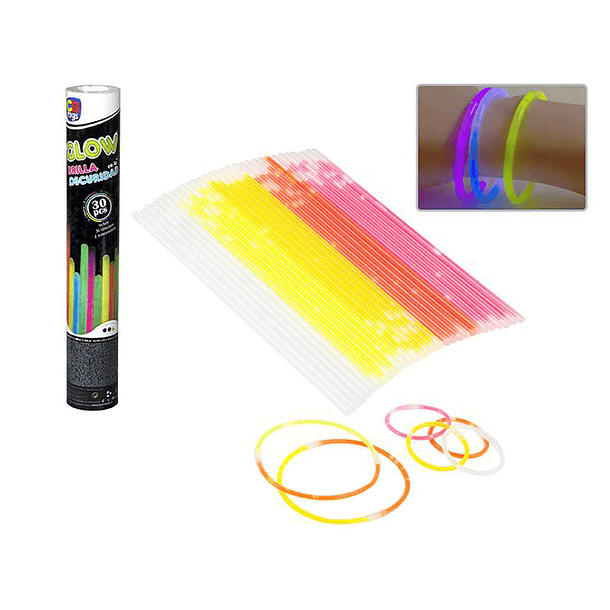 Pulseiras Fluorescentes - Pack 30 
