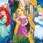 Puzzle 20 + 60 + 100 + 180 pçs - Princesas 3