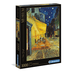 Puzzle Museu 1000 pçs - Van Gogh - Esterno di Caffè di notte