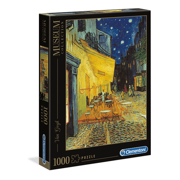 Puzzle 1000 pçs - Van Gogh - Esterno di Caffè di notte 