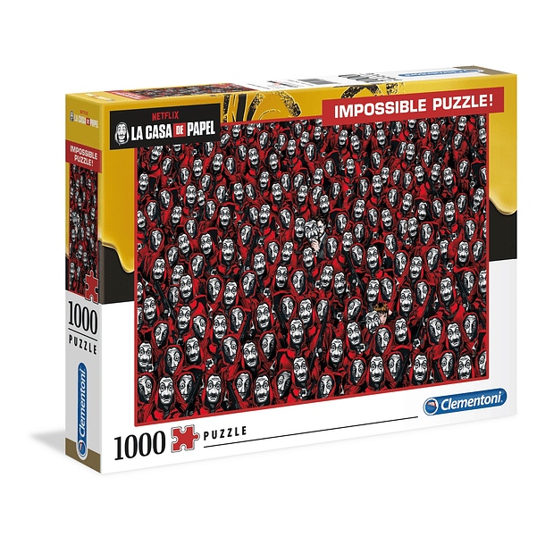Puzzle Impossível 1000 pçs - La Casa de Papel 1
