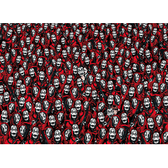 Puzzle Impossível 1000 pçs - La Casa de Papel