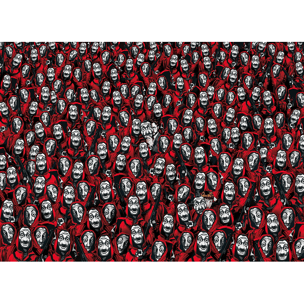 Puzzle Impossível 1000 pçs - La Casa de Papel 2