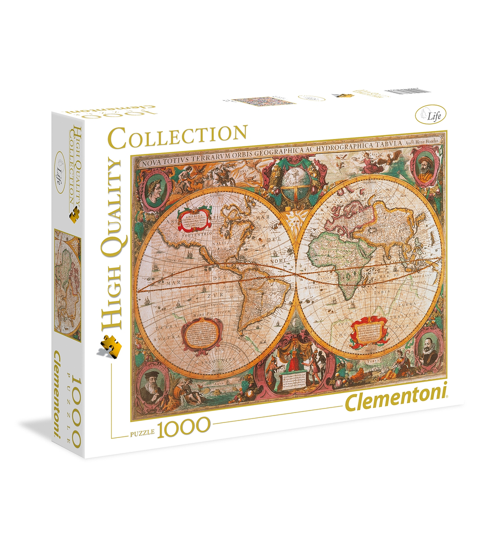 Puzzle 1000 pçs - Mapa Antigo