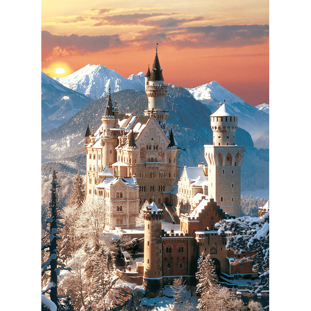Puzzle 1500 pçs - Neuschwanstein 2
