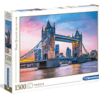 Puzzle 1500 pçs - Tower Bridge Sunset 1