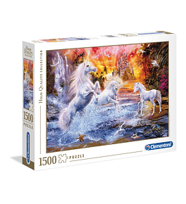 Puzzle 1500 pçs - Wild Unicorns