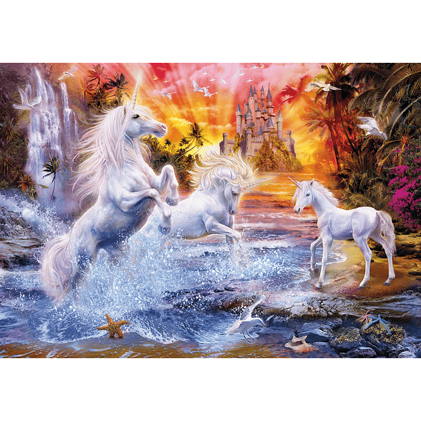 Puzzle 1500 pçs - Wild Unicorns 2