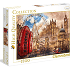 Puzzle 1500 pçs - Vintage Londres 1