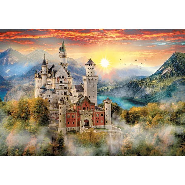 Puzzle 2000 pçs - Neuschwanstein 2