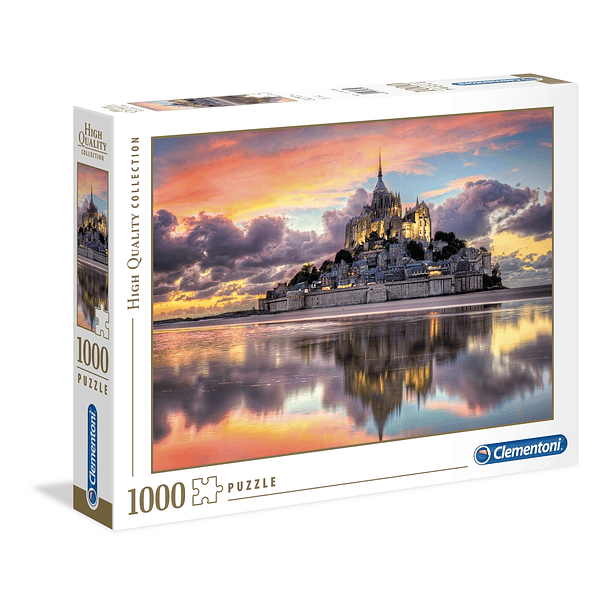 Puzzle 1000 pçs - Le magnifique Mont Saint-Michel 1