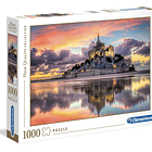 Puzzle 1000 pçs - Le magnifique Mont Saint-Michel 1
