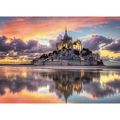 Puzzle 1000 pçs - Le magnifique Mont Saint-Michel