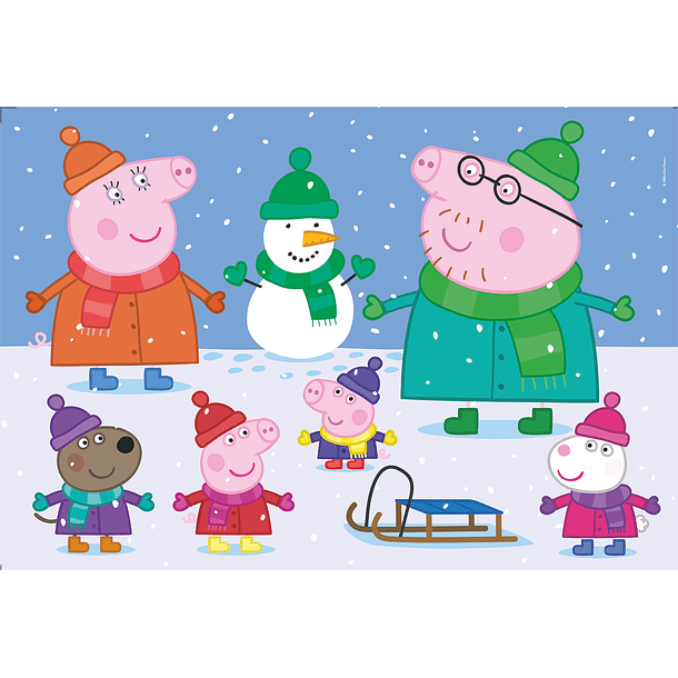 Puzzle Maxi 104 pçs - Peppa Pig 2