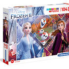 Puzzle Maxi 104 pçs - Frozen II 1