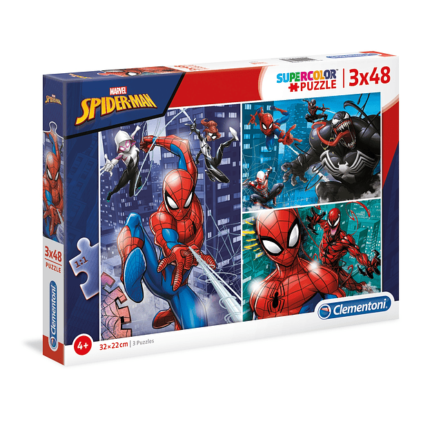 Puzzle 3x48 pçs - Spider-Man 1