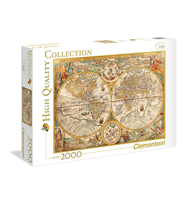 Puzzle 2000 pçs - Mapa Antigo