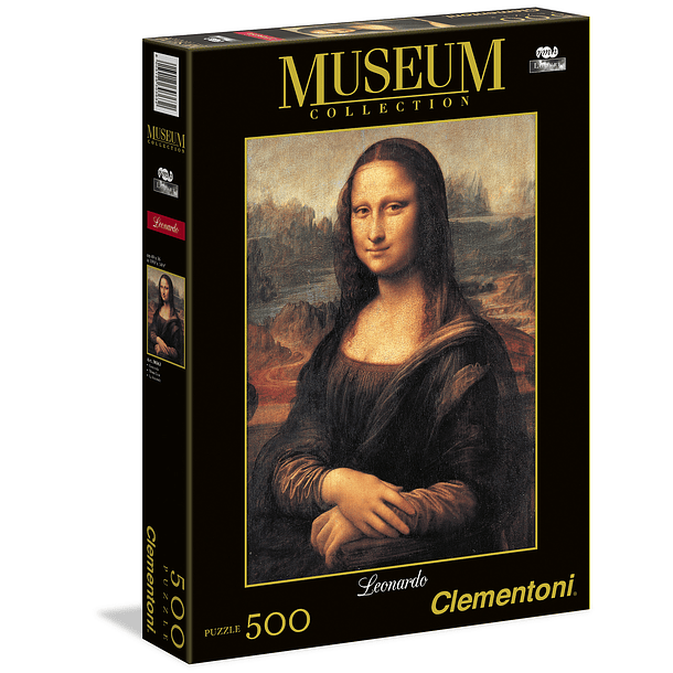 Puzzle 500 pçs - Leonardo Gioconda 1