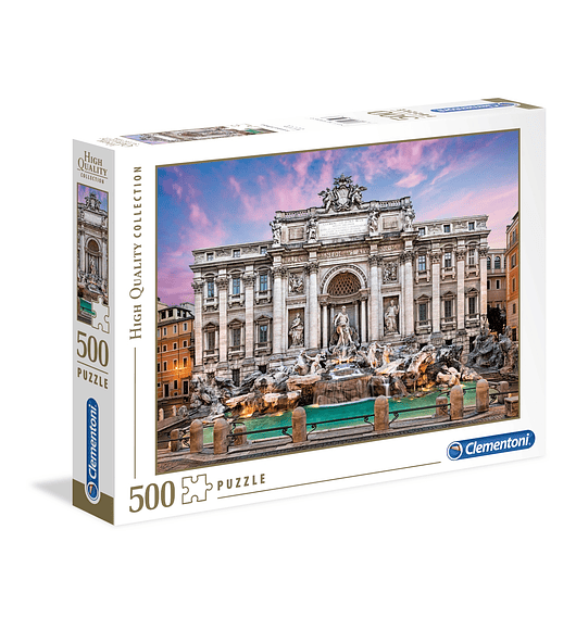 Puzzle 500 pçs - Trevi Fountain