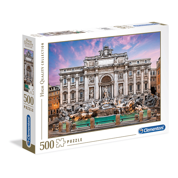 Puzzle 500 pçs - Trevi Fountain 1