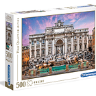 Puzzle 500 pçs - Trevi Fountain 1