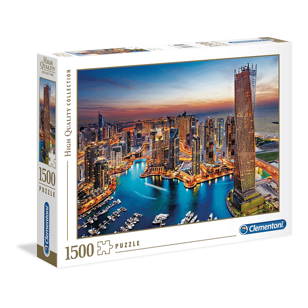Puzzle 1500 pçs - Dubai Marina 1