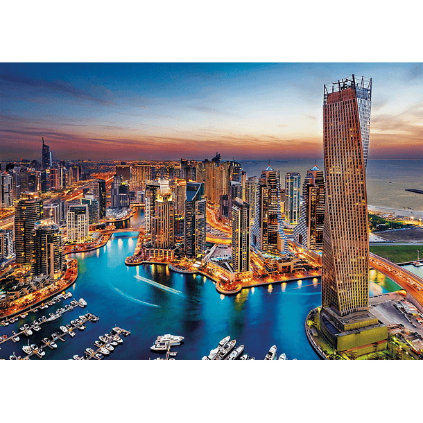 Puzzle 1500 pçs - Dubai Marina 2