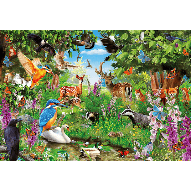 Puzzle 2000 pçs - Fantastic Forest 2