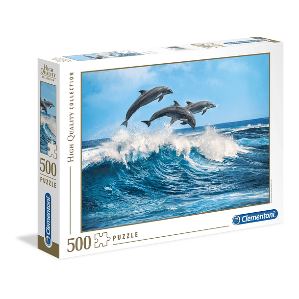 Puzzle 500 pçs - Golfinhos 1