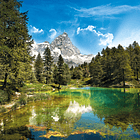 Puzzle 1500 pçs - Lago Azul 2