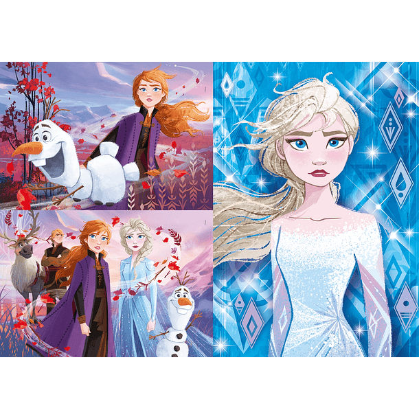 Puzzle 3x48 pçs - Frozen II 2