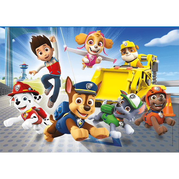 Puzzle Double Face 60 pçs - Patrulha Pata 2