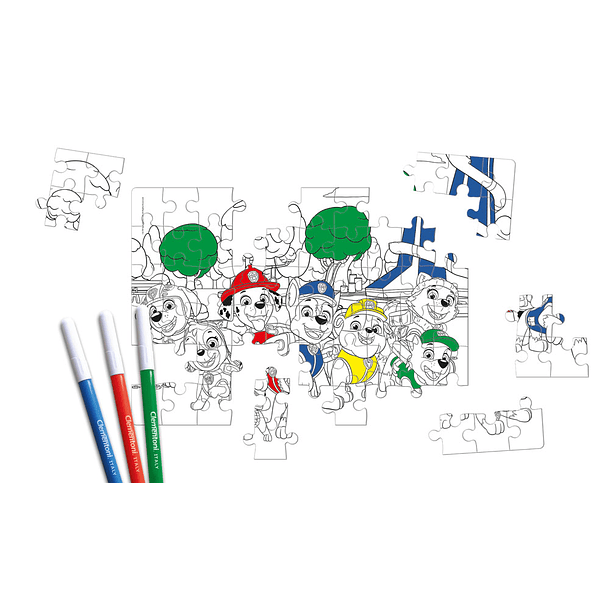 Puzzle Double Face 60 pçs - Patrulha Pata 3