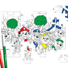 Puzzle Double Face 60 pçs - Patrulha Pata 3