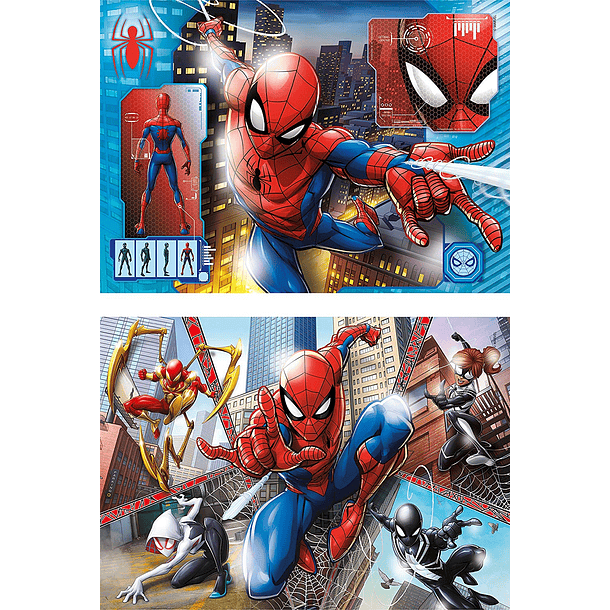 Puzzle 2x60 pçs - Spider-Man 2
