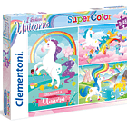 Puzzle 3x48 pçs - Unicórnios 1